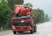 Caption This Photo: A Convertible Cab Over Big Rig the Hard Way